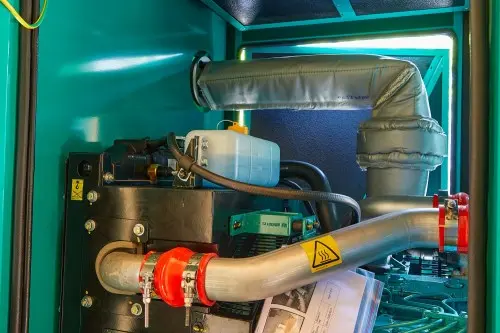 48 kW Cummins C66D encased diesel generator with an ATS for a cottage in the resort district of Saint Petersburg – фото 9 из 10