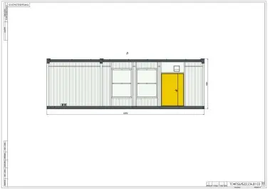 Two 1200 kW power plants based on Cummins engines with a heat recovery system, closed switchgear 6/0.4 kV, the main technical solutions, installation supervision and commissioning works for the Sininda-1 deposit – чертеж из проектной документации 7 из 7