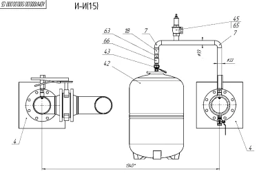 Demounting a 34 tons diesel genset and installing new 1 MW diesel gensets for MRSK Severo-Zapada (Rosseti) – чертеж из проектной документации 26 из 35
