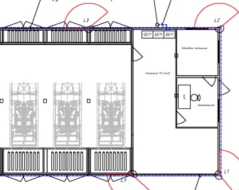Three UPSs, switchgears, pre-commissioning and integration of the DG with switchgear for a hospital in Saint Petersburg – чертеж из проектной документации 6 из 6
