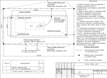 818 kW containerized diesel genset with a British Perkins engine and a Stamford generator for PLAZMA shopping and entertainment center in Murmansk – чертеж из проектной документации 5 из 6