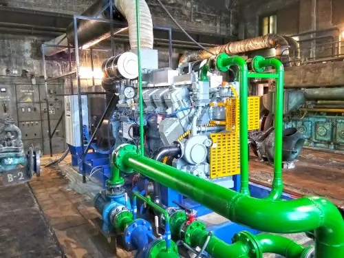 Demounting a 34 tons diesel genset and installing new 1 MW diesel gensets for MRSK Severo-Zapada (Rosseti) – фото 39 из 48