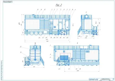 Techexpo International Project: new supply of equipment of 4000 kW total capacity to Akkuyu NPP in Turkey – чертеж из проектной документации 3 из 10