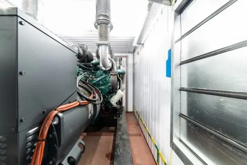 440 kW diesel genset based on a South Korean Doosan engine on a container for BTS – фото 41 из 48