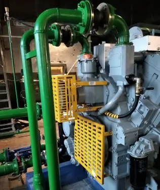 Demounting a 34 tons diesel genset and installing new 1 MW diesel gensets for MRSK Severo-Zapada (Rosseti) – фото 40 из 48