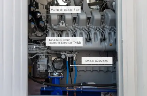 2547 kW containerized German MTU diesel genset for the NOVATEK gas company – фото 27 из 74