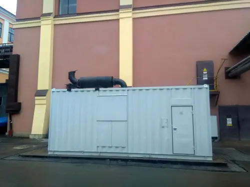 1 MW diesel genset with a voltage of 6,3 kV for a Goznak JSC branch in Saint Petersburg – фото 70 из 73