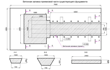 Demounting a 34 tons diesel genset and installing new 1 MW diesel gensets for MRSK Severo-Zapada (Rosseti) – чертеж из проектной документации 8 из 35