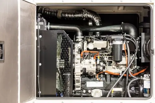 80 kW enclosed diesel generator set for Western High-Speed Diameter in Petersburg – фото 17 из 35