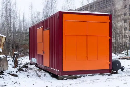 818 kW containerized diesel genset with a British Perkins engine and a Stamford generator for PLAZMA shopping and entertainment center in Murmansk – фото 6 из 70