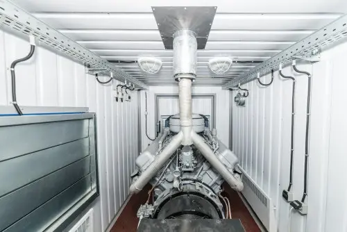 100 kW diesel generator set on a YAMZ engine for Vyborg television and broadcasting shop of the Russian television and broadcasting network – фото 50 из 65