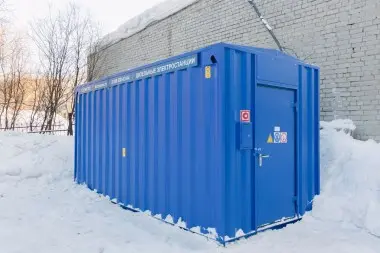 Контейнер для ДГУ 320 кВт для ковидного госпиталя в Мурманске – фото 1 из 10