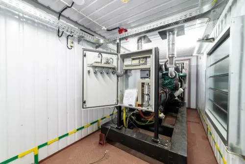 440 kW diesel genset based on a South Korean Doosan engine on a container for BTS – фото 35 из 48