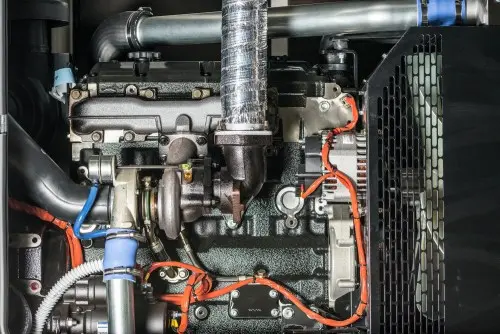 80 kW enclosed diesel generator set for Western High-Speed Diameter in Petersburg – фото 24 из 35