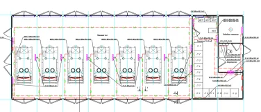 Three UPSs, switchgears, pre-commissioning and integration of the DG with switchgear for a hospital in Saint Petersburg – чертеж из проектной документации 5 из 6
