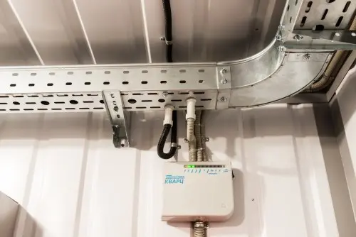 100 kW diesel generator set on a YAMZ engine for Vyborg television and broadcasting shop of the Russian television and broadcasting network – фото 36 из 65