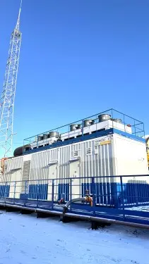 Delivery of diesel power plant 5X2MW 10.5kV in a container, a set of spare parts, commissioning works, installation supervision for industrial company, Magadan region – фото 7 из 13