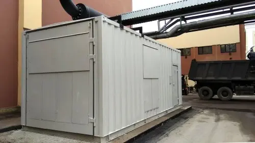 1 MW diesel genset with a voltage of 6,3 kV for a Goznak JSC branch in Saint Petersburg – фото 71 из 73