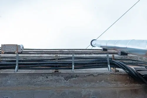 Installing a diesel genset, pre-commissioning and connecting an automatic circuit breaker for Pokrov hospital in Saint Petersburg – фото 14 из 23