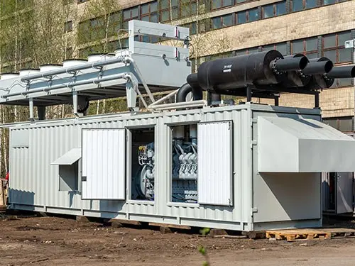2547 kW containerized German MTU diesel genset for the NOVATEK gas company