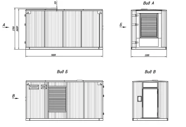 Контейнер для ДГУ 320 кВт для ковидного госпиталя в Мурманске – фото 6 из 10