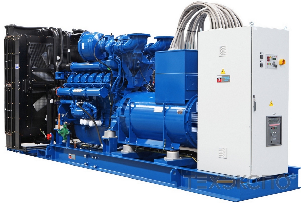 High voltage 1350 kW diesel genset powered by Perkins engine