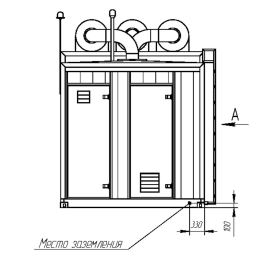 Two mobile alternative diesel gensets 4 MW for Ruppur APP in Bangladesh – чертеж из проектной документации 7 из 12