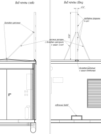 320 kW slid-mounted DG for the Baikal-GVD neutrino telescope (astronomical studies of Joint Institute for Nuclear Research) – чертеж из проектной документации 1 из 5