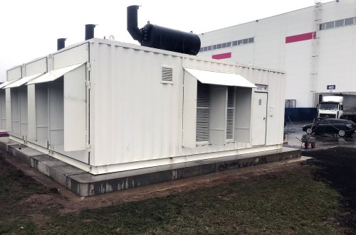 Autonomous generating center (AGC) consisting of three diesel generators with a total capacity of 3600 kW for the Wildberries warehouse complex – фото 92 из 95