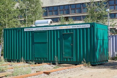 Четыре контейнера для ДГУ 1200 в параллели с РУ-6,З кВ для производства пиломатериалов – фото 4 из 15