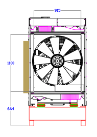 320 kW Green Power GP440A/P-N diesel generator for Scientific Research Institute of Human Hygiene, Occupational Pathology and Ecology – чертеж из проектной документации 3 из 5