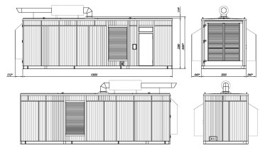 Два блок-контейнера для высоковольтного энергокомплекса в Усть-Луге – фото 6 из 10