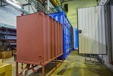 Два контейнера для ДГУ 800 кВт для контейнерного терминала (КТСП) в Петербурге – фото 5 из 10