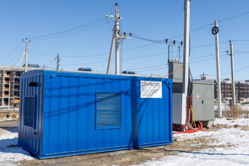 350 kW containerized DG for a construction camp in the Amur region – фото 24 из 26