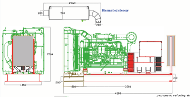 640 kW DG Cummins for a hoisting crane to Murmansk – чертеж из проектной документации 7 из 10