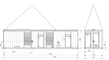 Two mobile alternative diesel gensets 4 MW for Ruppur APP in Bangladesh – чертеж из проектной документации 12 из 12