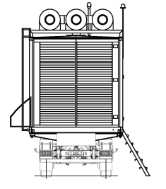 Two mobile alternative diesel gensets 4 MW for Ruppur APP in Bangladesh – чертеж из проектной документации 5 из 12