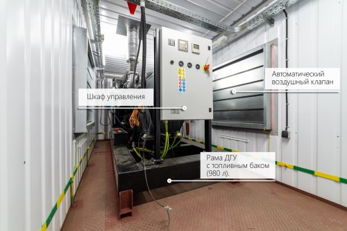 440 kW diesel genset based on a South Korean Doosan engine on a container for BTS – фото 37 из 48