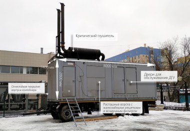 Комплектация контейнеров для дизельных электростанций 1-2 МВт – фото 17 из 20