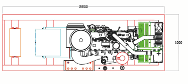 640 kW DG Cummins for a hoisting crane to Murmansk – чертеж из проектной документации 4 из 10