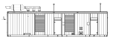 Two mobile alternative diesel gensets 4 MW for Ruppur APP in Bangladesh – чертеж из проектной документации 9 из 12