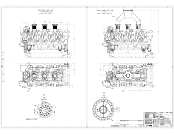 2547 kW containerized German MTU diesel genset for the NOVATEK gas company – чертеж из проектной документации 5 из 11