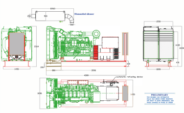 640 kW DG Cummins for a hoisting crane to Murmansk – чертеж из проектной документации 8 из 10
