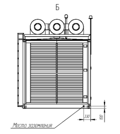 Two mobile alternative diesel gensets 4 MW for Ruppur APP in Bangladesh – чертеж из проектной документации 8 из 12