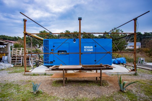 SDMO 320 kW encased diesel generator for Apsara hotel in Abkhazia – фото 6 из 7