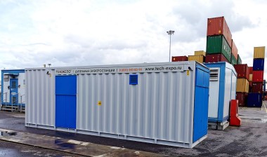 Два контейнера для ДГУ 800 кВт для контейнерного терминала (КТСП) в Петербурге – фото 2 из 10