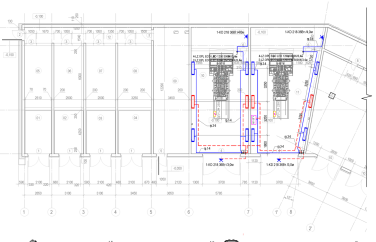 Six 8,8 MW DGs as part of a power center at Mriya Resort & SPA – чертеж из проектной документации 1 из 5