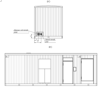 Два контейнера для ДГУ 800 кВт для контейнерного терминала (КТСП) в Петербурге – фото 7 из 10