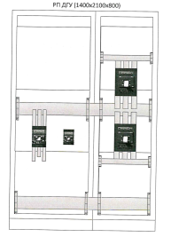 1200 kW containerized diesel genset for a Kabardino-Balkar perinatal center – чертеж из проектной документации 3 из 4